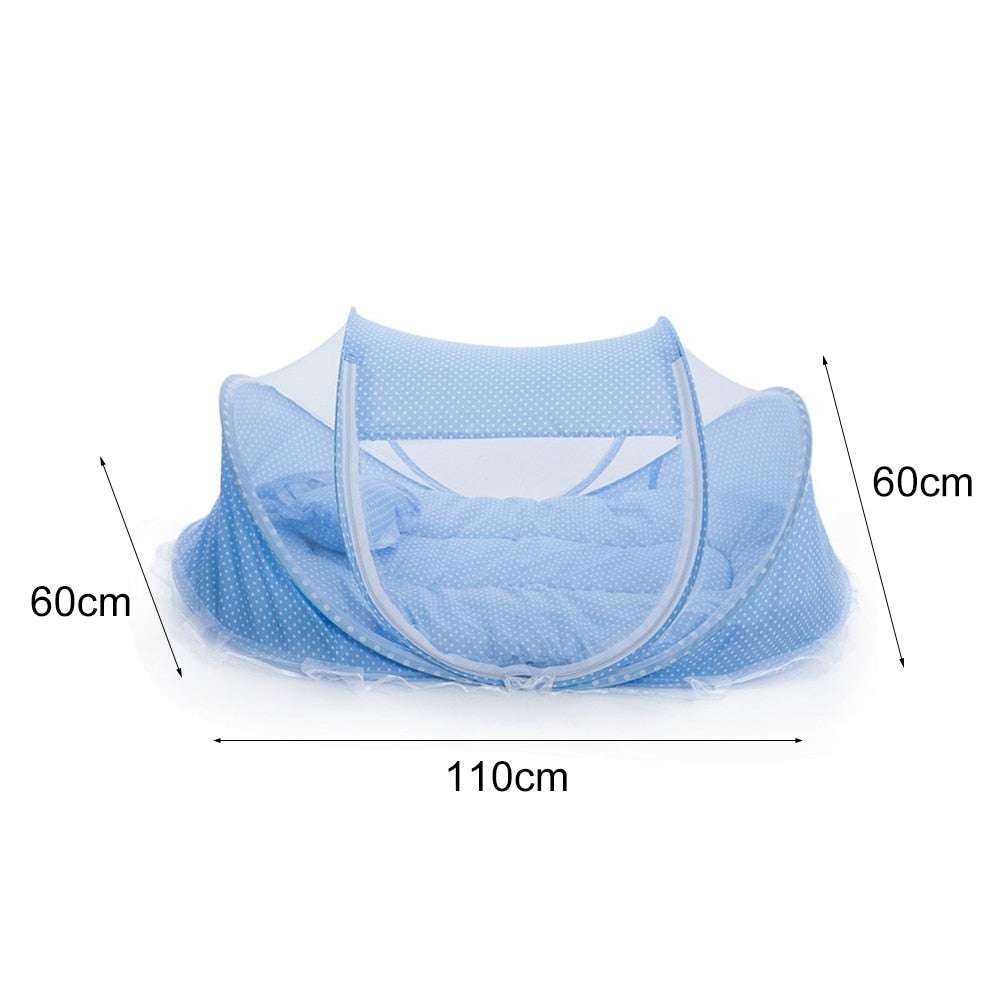 Foldable  Baby Bed Net With Pillow Net 2pieces Set - Minihomy