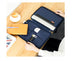 Portable File Bag File Storage Multi-Layer Information Bag Zipper Canvas Female Briefcase - Minihomy