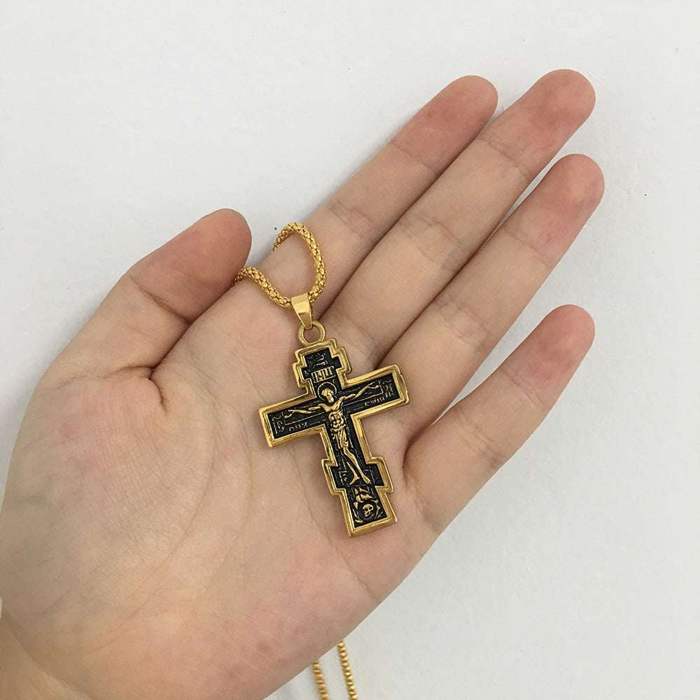 Cross Jesus Pendant Necklace - Minihomy