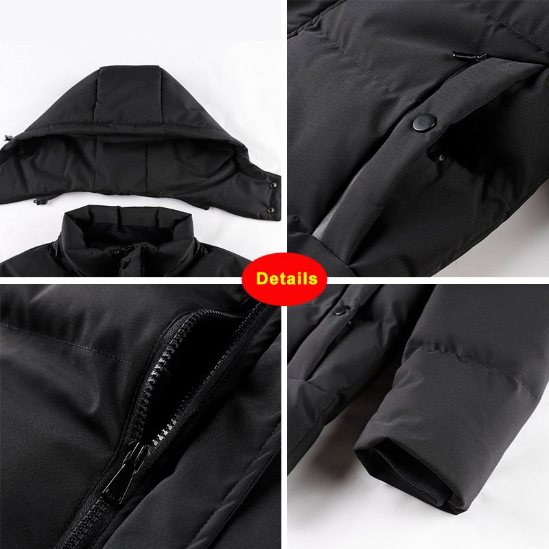 Men's Plus Size Thick Warm Down Coat - Minihomy