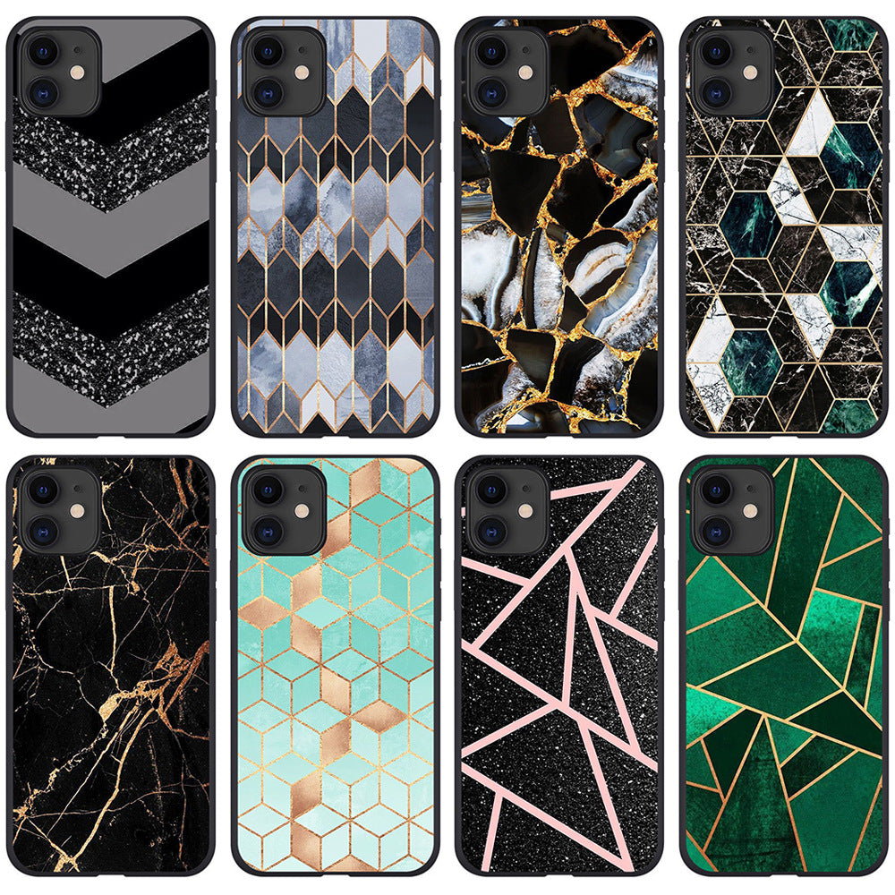 Shiny marble texture Bling Cute Phone Case