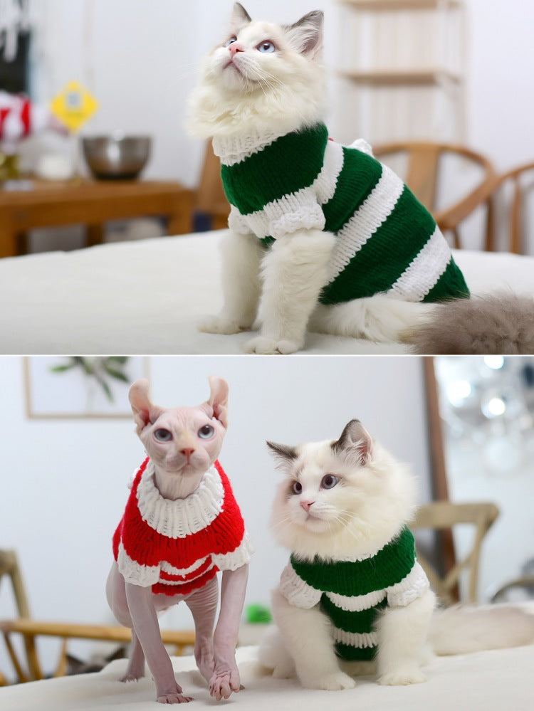 Hairless Cat Warm Sweater Pet Cat Clothes - Minihomy