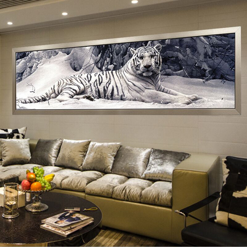 Tiger pattern diamond painting