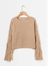 Winter Women Tassel Knitted Sweater