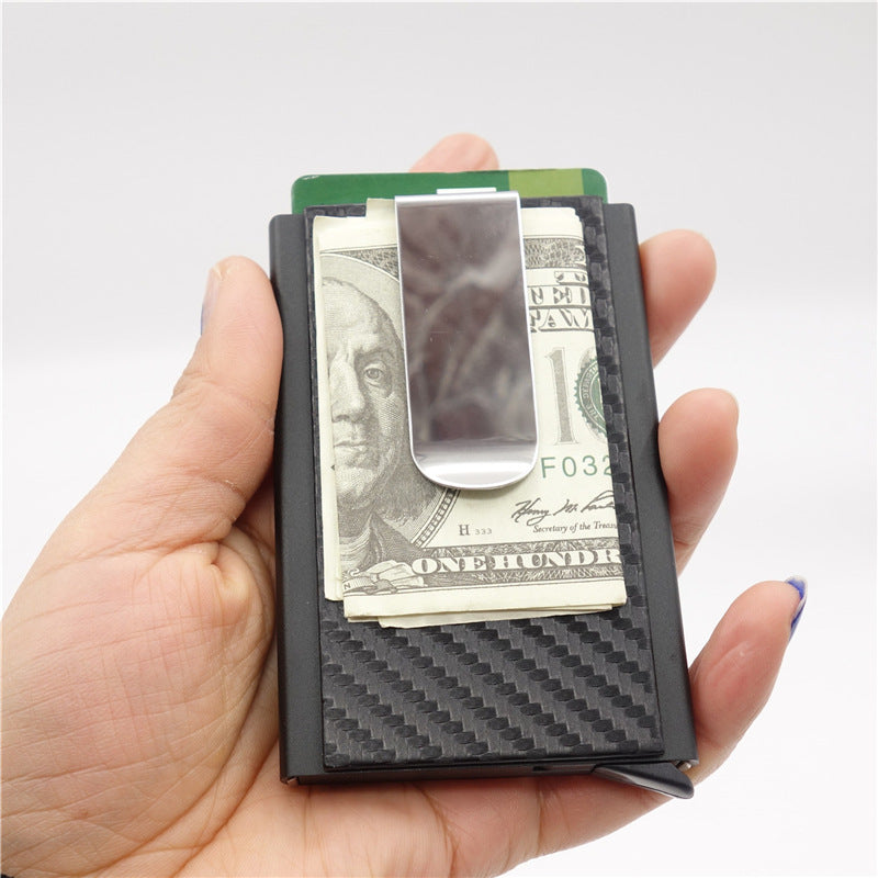 Carbon Fiber Pop-up Wallet - Minihomy