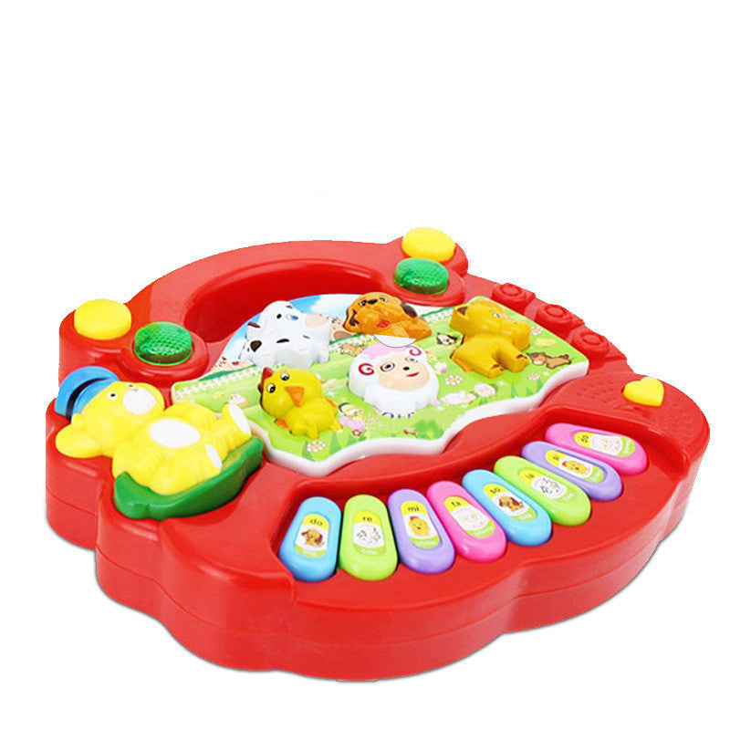 Educational Toys Farm Animal Keyboard Musical Instrument Child Baby Toys - Minihomy