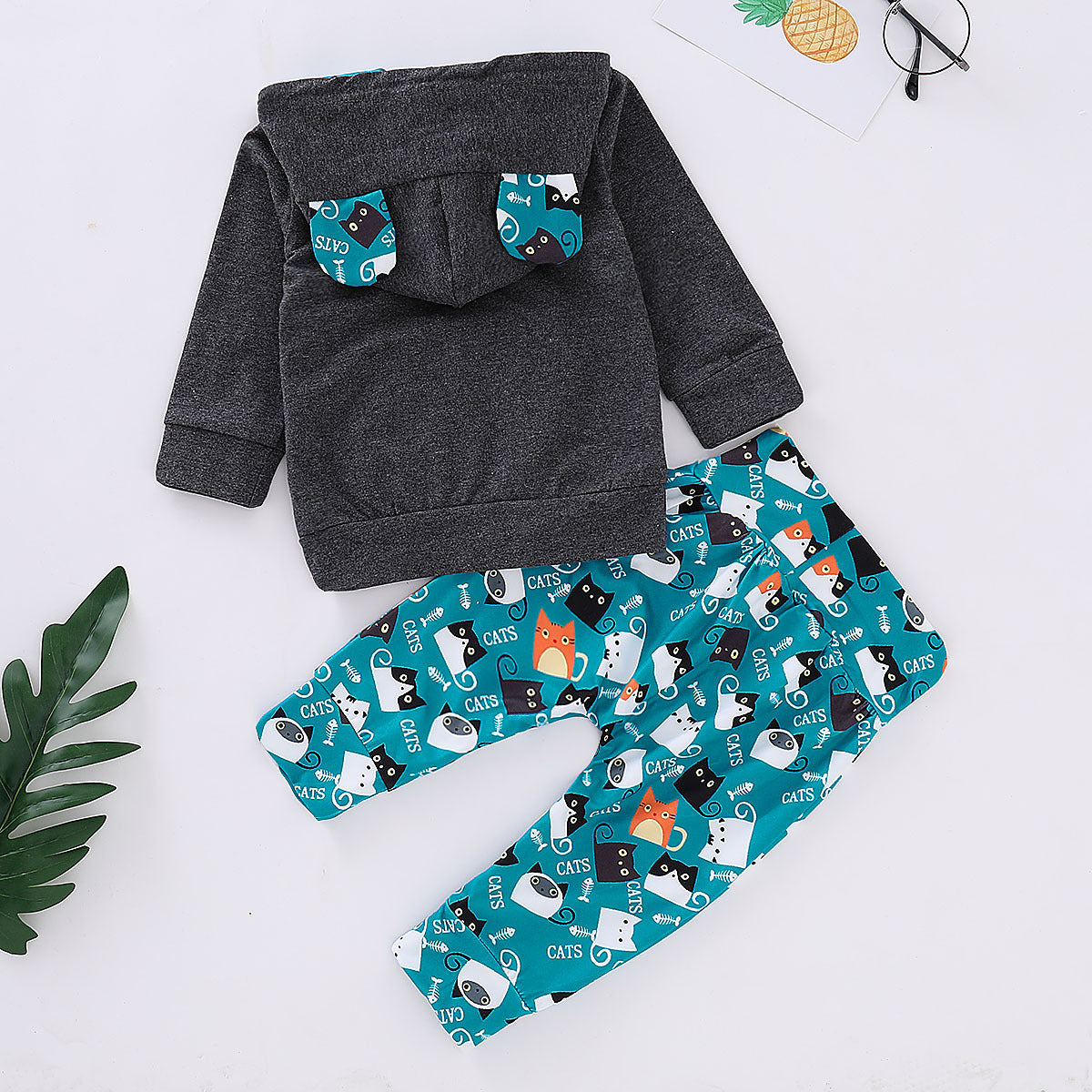 Newborn Infant Kid Baby Boy Cotton Cartoon Clothes Sets - Minihomy