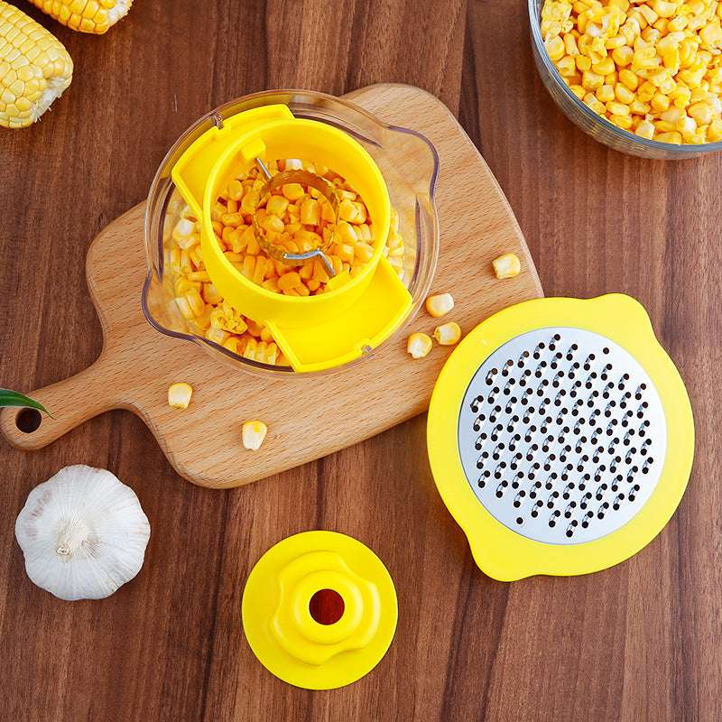 4in1 Kitchen Slicer Peeler Ginger Sharpener Corn Planer Grain Separator - Minihomy