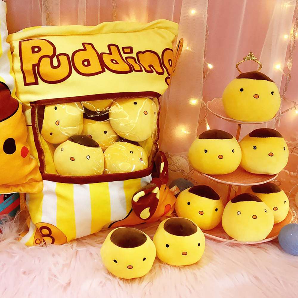 A Large Bag Of Snacks And Pillow Plush Toys - Minihomy