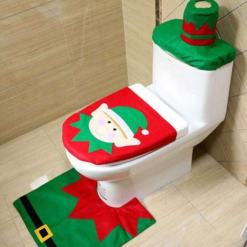 Christmas Toilet Seat Cover - Minihomy