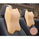 Car headrest lumbar support neck pillow for car - Minihomy