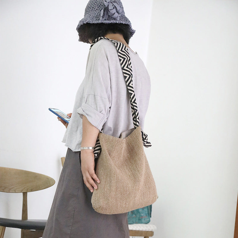 Niche One-shoulder Canvas Bag - Minihomy