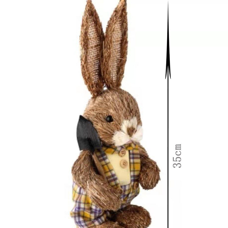 Simulation Papyrus Easter Rabbit Decoration Home