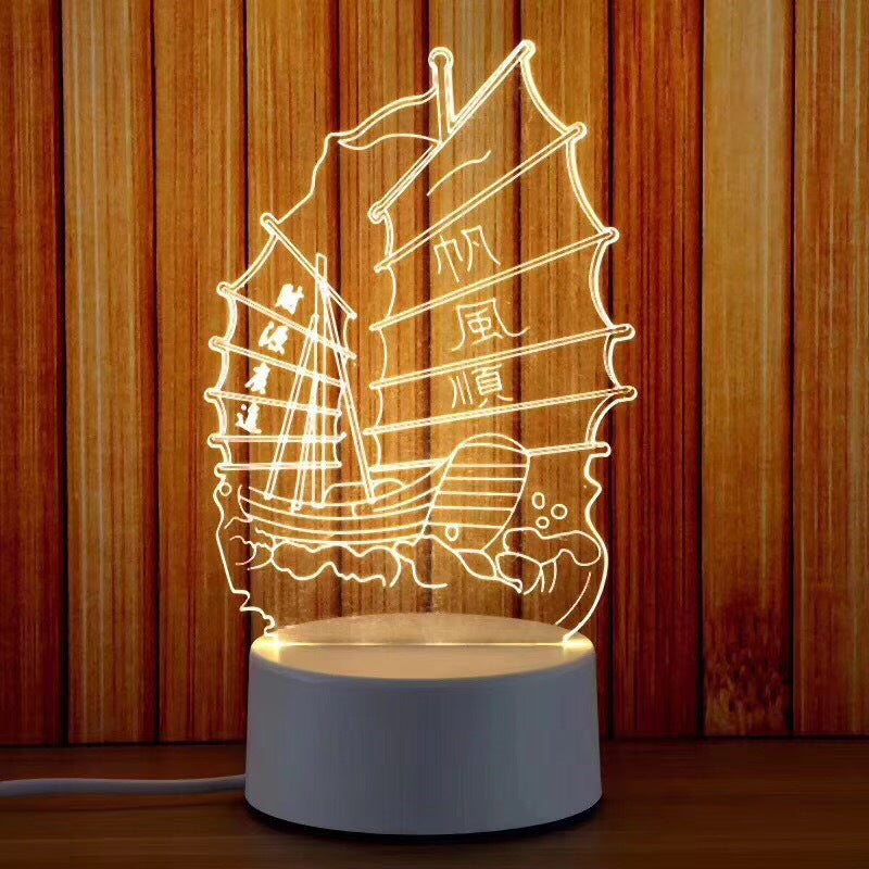 Bedroom bedside creative electronic night light - Minihomy