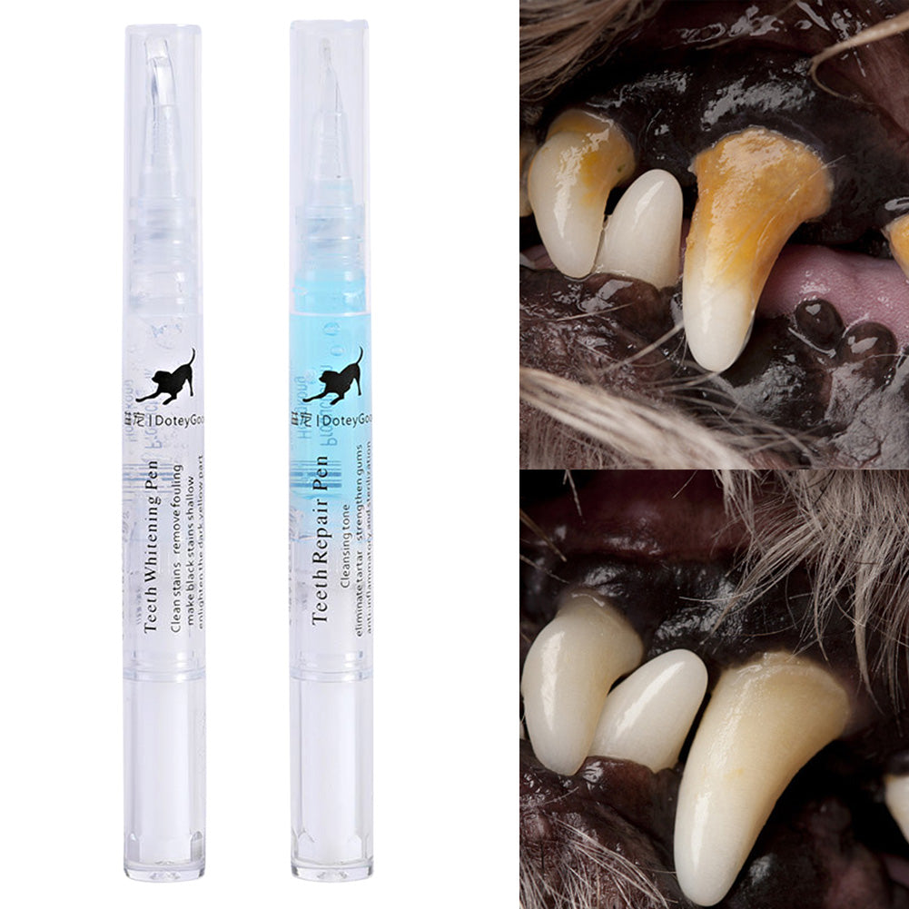 Pet Teeth Repairing Kit For Dog Cat Teeth Cleaning Pen Kit - Minihomy