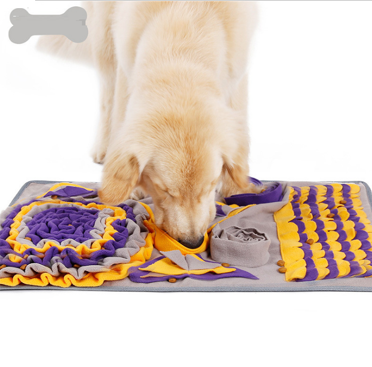 Pet Sniffing Pad Training Blanket Feeding Mat Dog Foraging Skills Toys Pet Activity Training Blanket - Minihomy