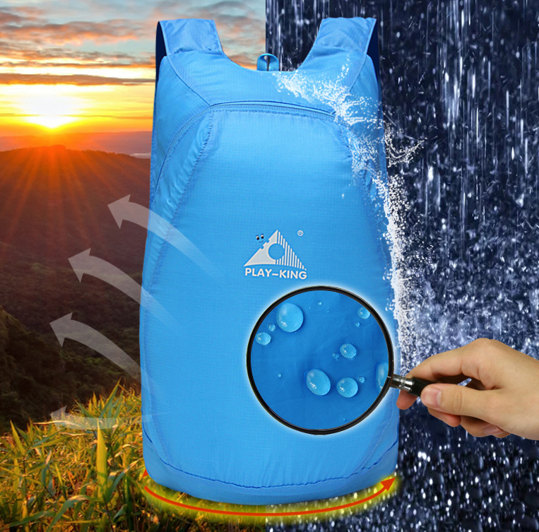 Waterproof Rucksack Bag Foldable Ultralight Pack for Men Women Outdoor Hiking Travel