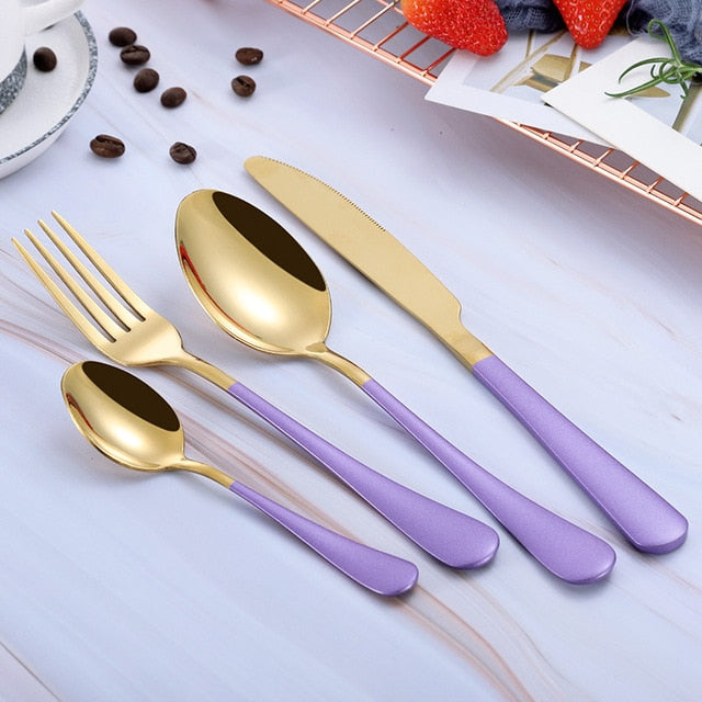 Four-piece portable cutlery set - Minihomy