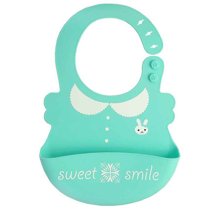 Baby Bibs Waterproof Silicone Feeding Bibs - Minihomy