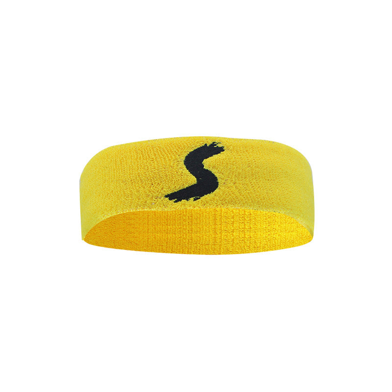 Polyester Cotton Sweat Headband Yoga Running Fitness Sweatband - Minihomy