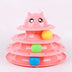 Cat toy turntable ball three-layer cat tower - Minihomy