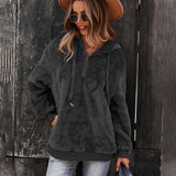 Casual Women's Warm Loose Solid Color Sweater - Minihomy