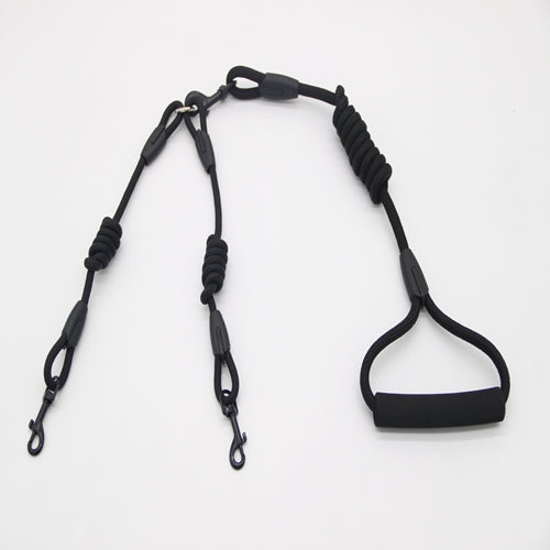 Double traction rope dog walking training - Minihomy