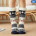 Christmas socks female autumn and winter tube floor socks - Minihomy