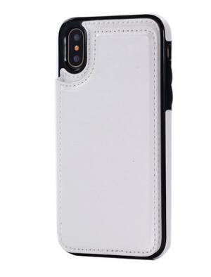 Apple-Compatible Cell Phone Shell: Rear Cover Protective Leather Case - Minihomy