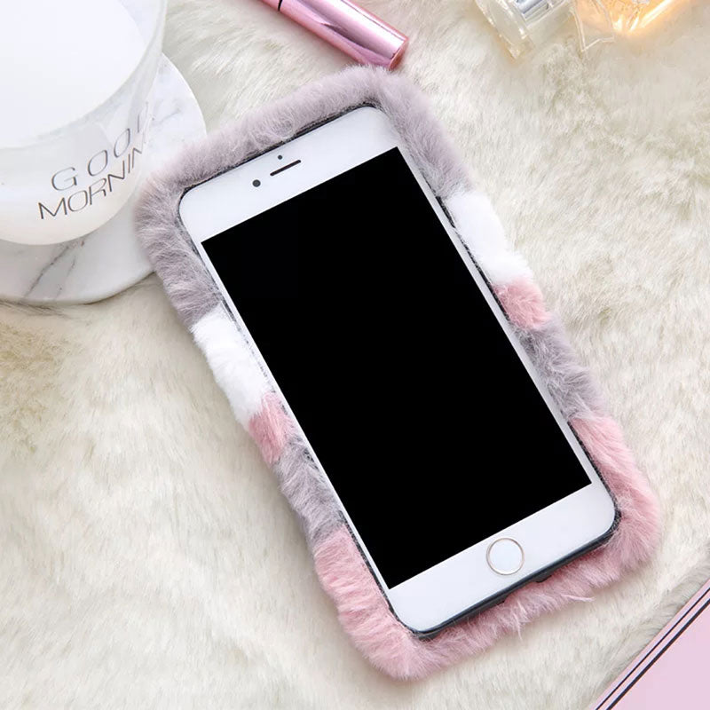 Plush dog phone case soft case - Minihomy