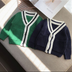 Autumn baby sweater cardigan college wind color boy handsome jacket - Minihomy