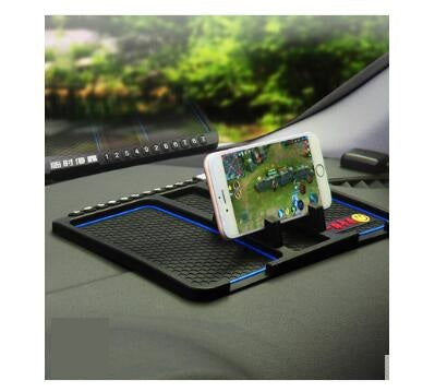 Car mobile phone bracket anti-skid pad car navigation device anti-mite pad instrument panel multi-function storage pad - Minihomy