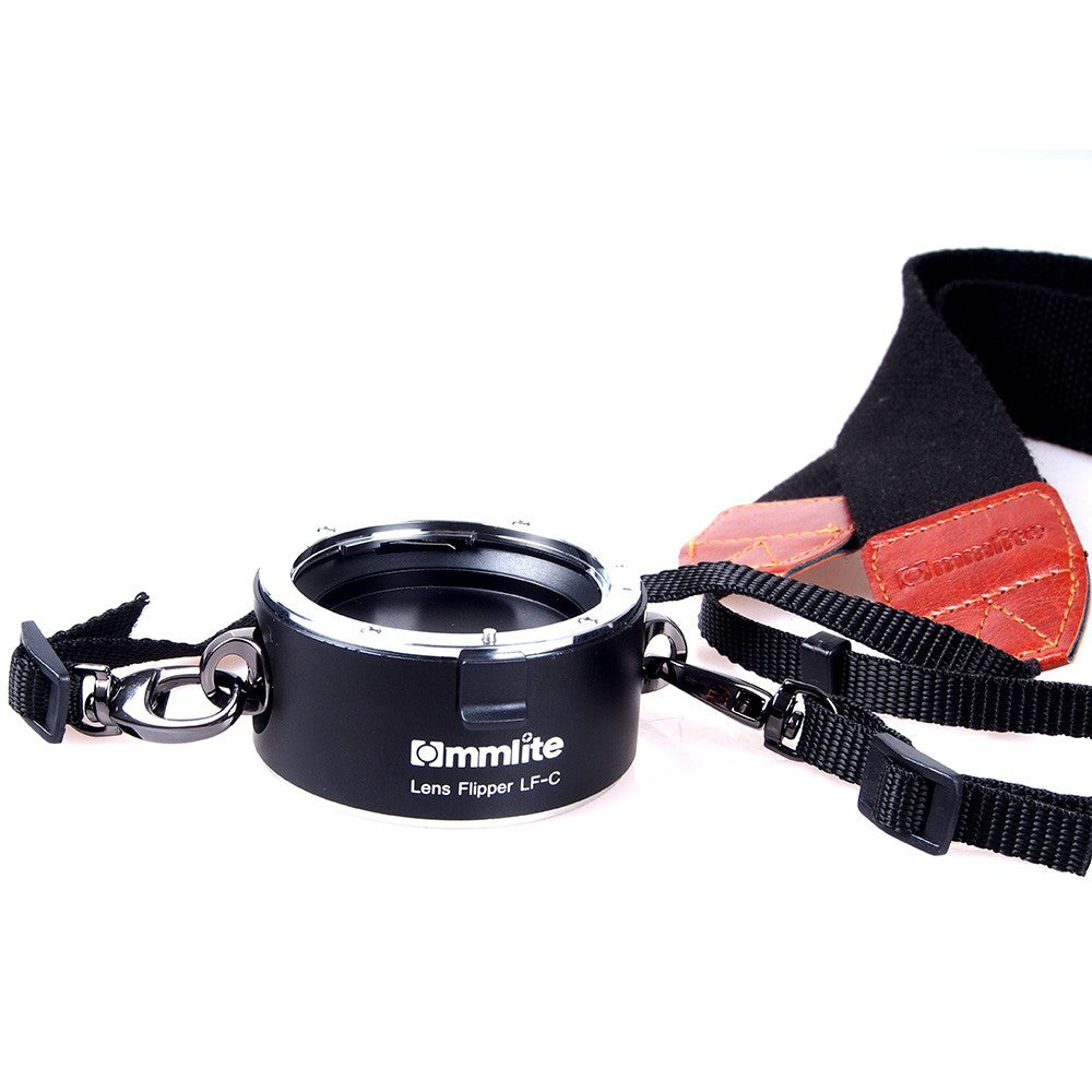 Camera Lens Flipper Double Dual Lens Holder forNikonE-Mount - Minihomy