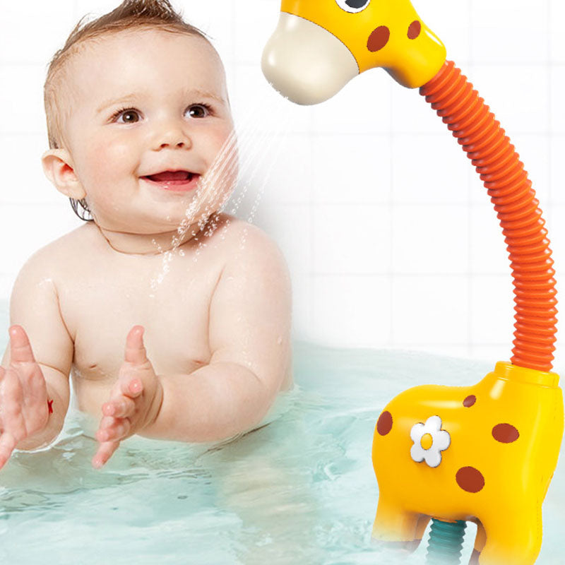 Children Bath Toy Electric Cartoon Giraffe Shower Baby Spray Bathtub Toys Educational Play Game Beach Toys - Minihomy