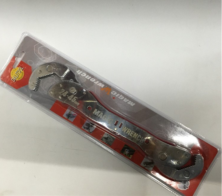 Magic Wrench Adjustable Wrench Quality 45 Steel Universal Wrench Multi-function Labor-saving Torque Wrench - Minihomy