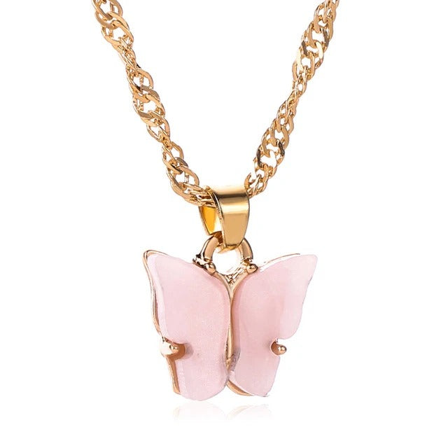 Clavicle Chain Alloy Butterfly Necklace - Minihomy