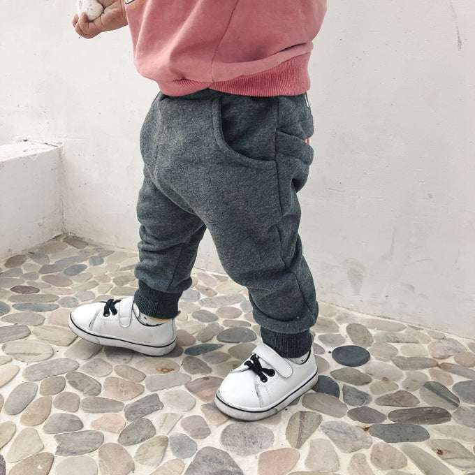 Children's casual sweatpants baby cartoon loose trousers - Minihomy