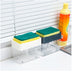 2-in-1 Soap Dispenser Sponge Caddy Push-type Liquid Box Detergent Automatic Dosing Box - Minihomy