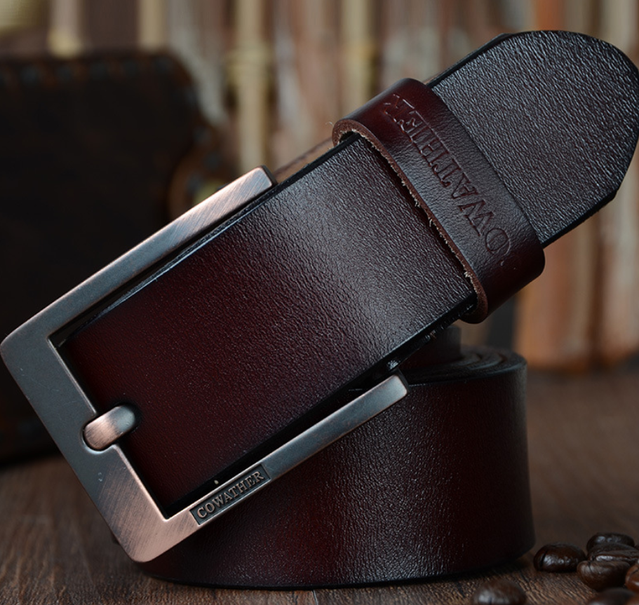 Genuine Leather Belt for Men - Durable & Stylish - Minihomy