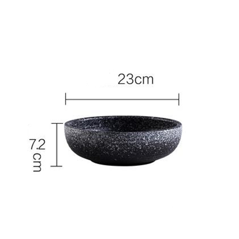 1PC Japanese Style Ceramic Thickened Large Shallow Soup - Minihomy