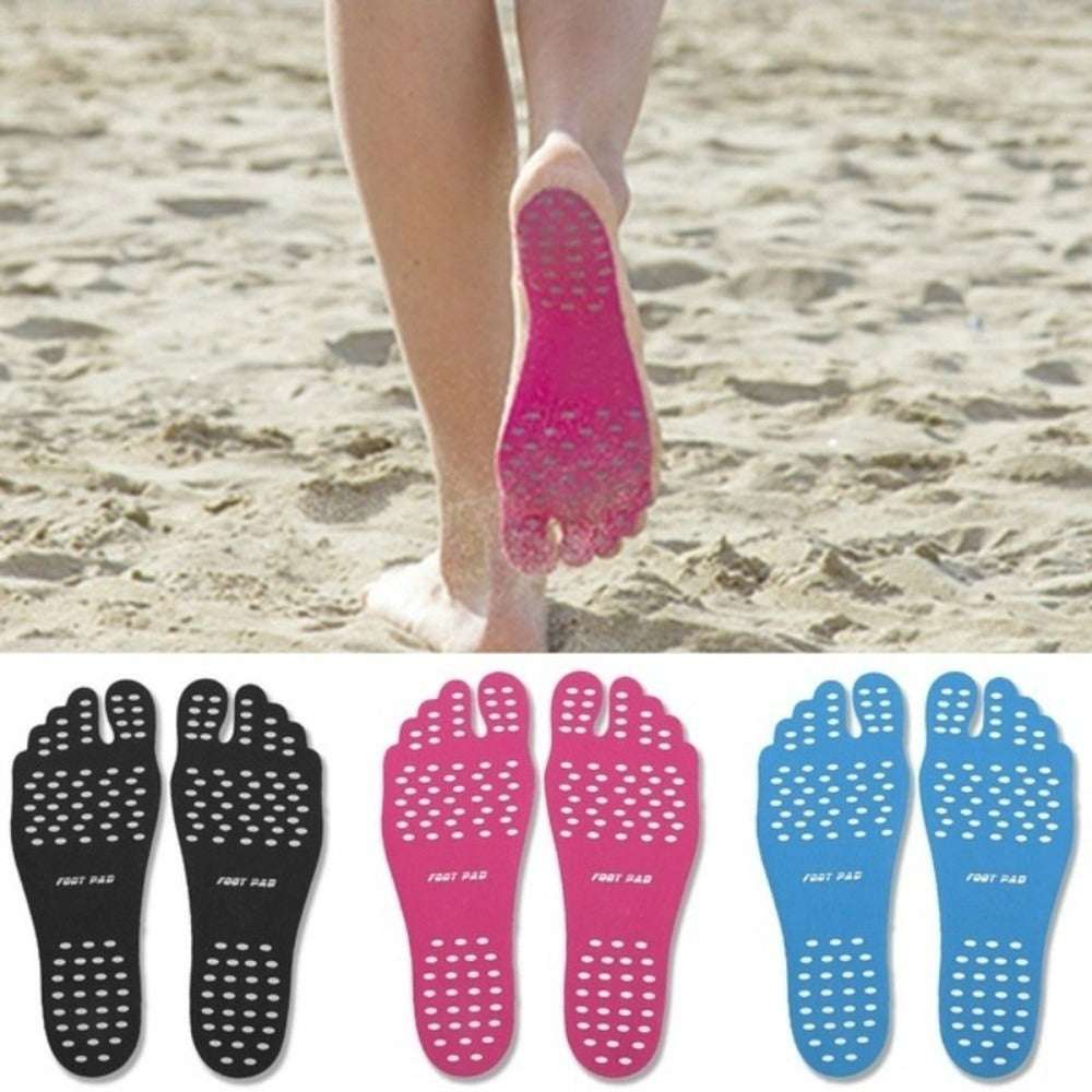 Beach Shoe Invisible Sticker Adhesive Pool Barefoot Anti-slip Pads Men Women - Minihomy