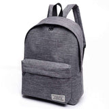 Canvas Men women Backpack College Students High Middle School Bags - Minihomy