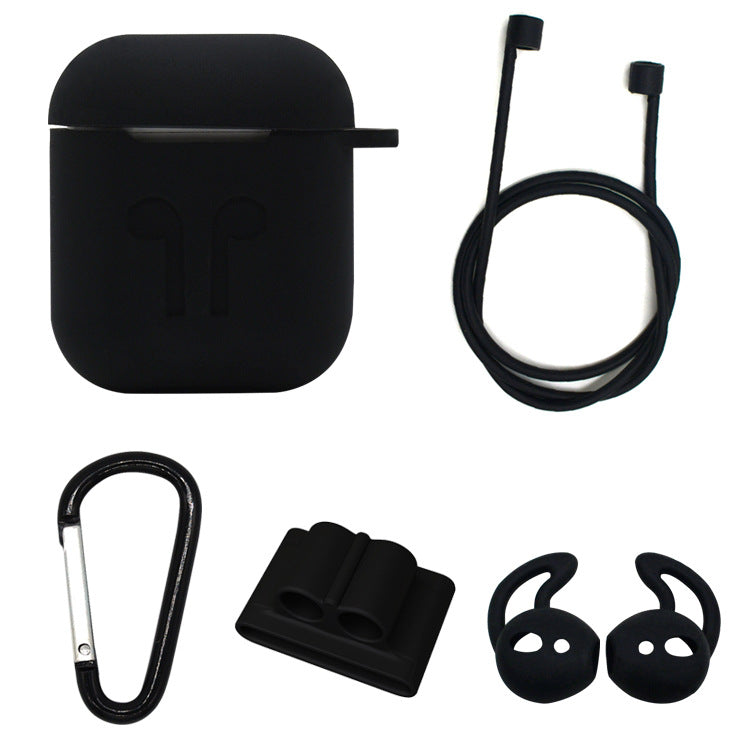 Compatible with Apple Applicable airpods thick bluetooth headset charging box anti-fall silicone storage box - Minihomy