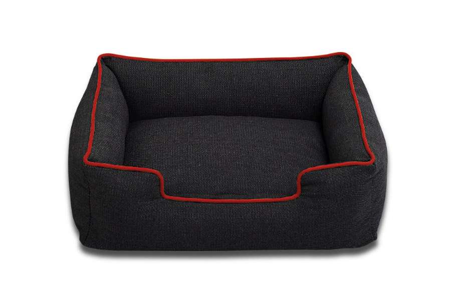 Candy-colored thin bones square denim nest medium and small dog pet kennel - Minihomy