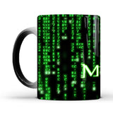 The Matrix Mug Color Change Heat Sensitive Ceramic Coffee Mug