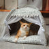 Beds Cute Cat Houses Home Cushion Pet Kennel Products - Minihomy