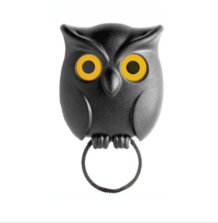 Night Owl Magnetic Wall Key Holder Wall Magnets Keep Keychains Hooks - Minihomy