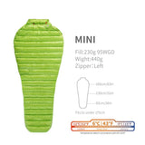 Outdoor Travel Portable Dirty Stitching Down Sleeping Bag - Minihomy