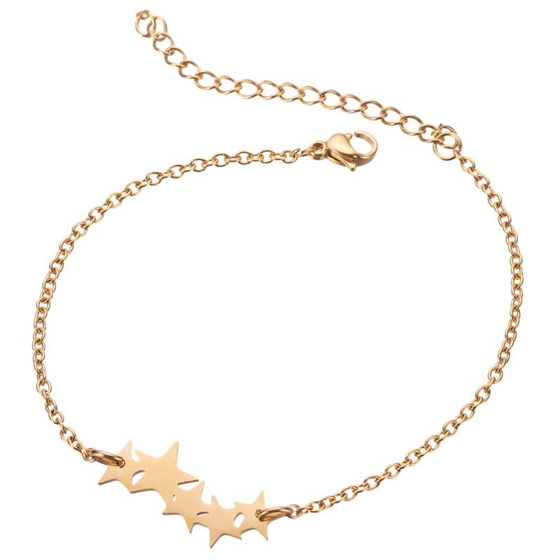 Cross-border European And American Style Five-pointed Star Bracel - Minihomy