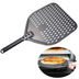 Oven cleaning spatula stainless steel square punching - Minihomy